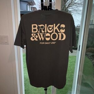 Bricks & Wood Charcoal T-Shirt